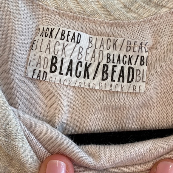 Oat/ tan midi length bodycon dress - Picture 3 of 3